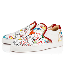 Christian Louboutin セーラーボート フラット スリッポン 1180250WH...