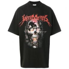 ヴェトモン tシャツ コピー VETEMENTS Heavy Metal オーバーサイズ Tシャツ デザインプリント