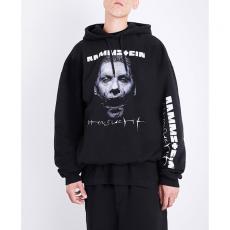 ヴェトモン パーカー コピー VETEMENTS Rammstein オーバーサイズ パーカー ラムシュタイン フーディ