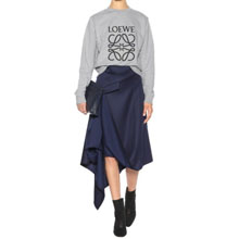 LOEWE ロゴ ステッチ グレー スエットシャツ スウェット トレーナー ロエベ服コピー