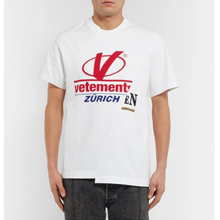 ヴェトモン tシャツ コピー VETEMENTS(ヴェトモン) 大人気 アシンメトリー ロゴ T...