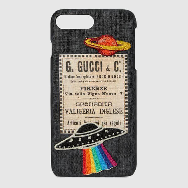 GUCCI グッチ スマホケース コピー ナイト496345 K9GRN 1084 UFOクーリエ/ナイト iPhone7plus ケース