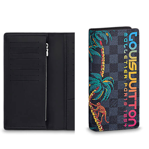 ルイヴィトン 財布コピー BRAZZA WALLET ヴィトン ウォレット N63509 2018年の春/夏のメンズファッションショーにインスパイアされたジャングルのテーマは