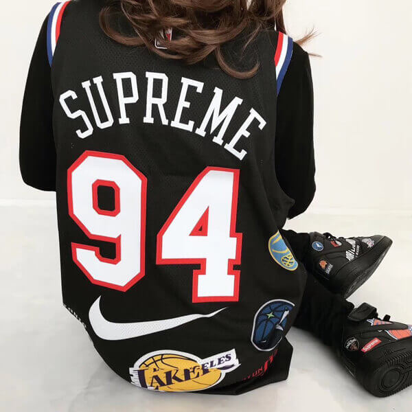 スーパーコピー Supreme Nike NBA Authentic Jersey Black スポーツ