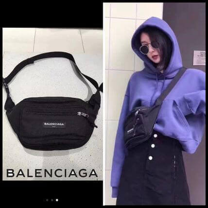 バレンシアガ ショルダーバッグ コピー BALENCIAGA エクスプローラー ベルトバッグ BLACK