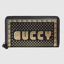 グッチ 財布 コピー GUCCI GUCCY スター フレーム モチーフのメタリックゴールド プ...