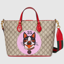 グッチ トート バッグ コピー GUCCI GGスプリーム ボストンテリア トートバッグ ワンち...