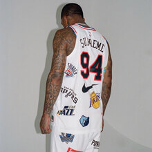 WEEK3 スーパーコピー Supreme NBA teamsAuthentic Jersey-White Tシャツ・カットソー