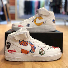 SS18 スーパーコピー SUPREME NIKE NBA スニーカー TEAMS AIR FO...