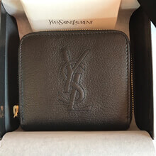 サンローラン 財布コピー YSL コンパクトで可愛い 二つ折り財布 ブラック コンパクトサイズな...