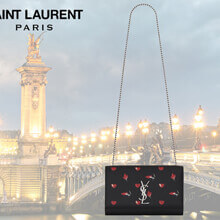 SAINT LAURENT サンローラン KATEサッチェルバッグM 364051D497N1014 グログランライニング