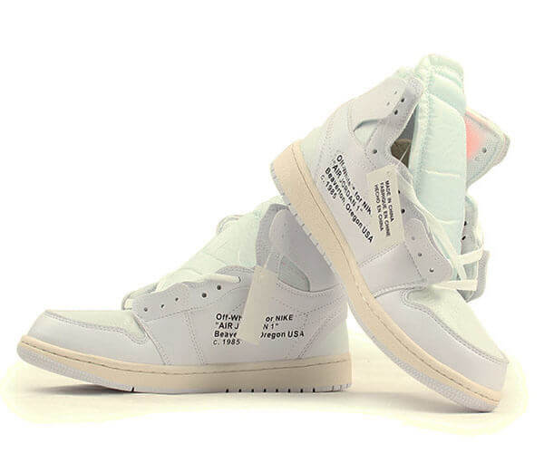 オフホワイト コピー OFF-WHITE NIKE Air Jordan 1 Off White AJ1 スニーカー