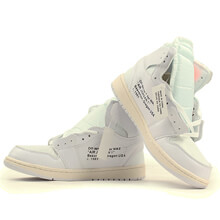 オフホワイト コピー OFF-WHITE NIKE Air Jordan 1 Off White AJ1 スニーカー