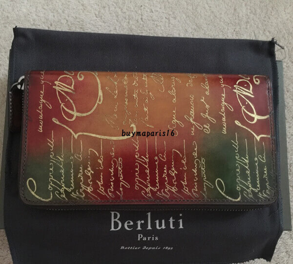 ベルルッティ財布 コピーBerluti ITAUBA オリジナルゴールデンパティーヌ ITAUBA-SCRITTO-V2 国内未入荷