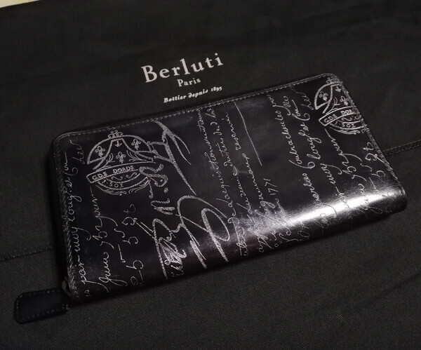 ベルルッティ財布 コピーBerluti 限定シルバーパティーヌ希少品 ベルルッティ IDEWA