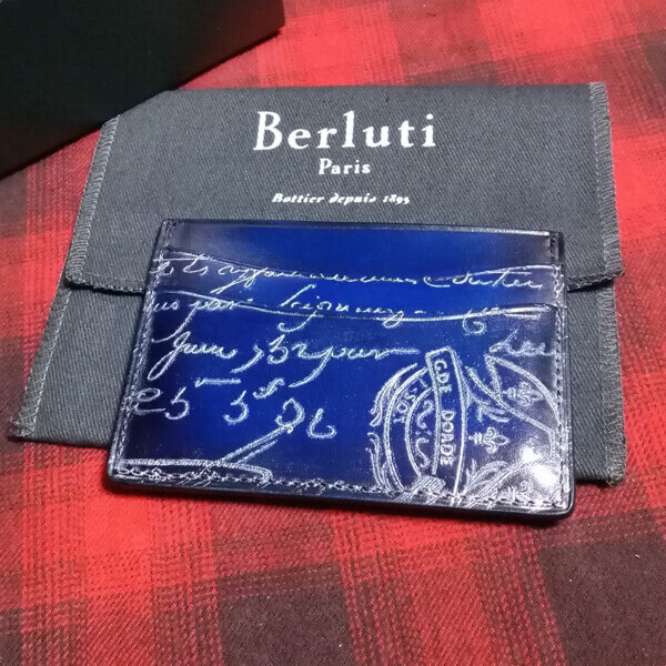 ベルルッティ財布 コピーBerluti 希少スタンプ入りｘシルバーパティーヌ Bambou