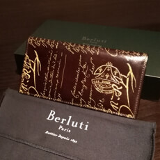 ベルルッティ財布 コピー Berluti ゴールドパティーヌ希少品 ベルルッティSEQUOIA