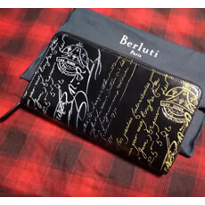 ベルルッティ財布 コピーBerluti Wスタンプx金銀Wパティーヌ希少品 ベルルッティ ITA...