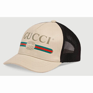 2018-19AW GUCCI キャップ グッチスーパーコピー プリント レザー ベースボールハット 426887 4HD93 9060