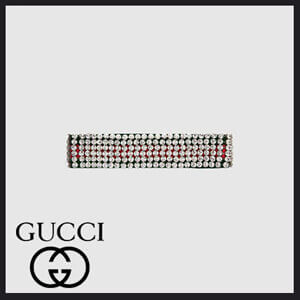 2019新作 GUCCI グッチスーパーコピー クリスタル付きウェブヘッドバンド GUCCI