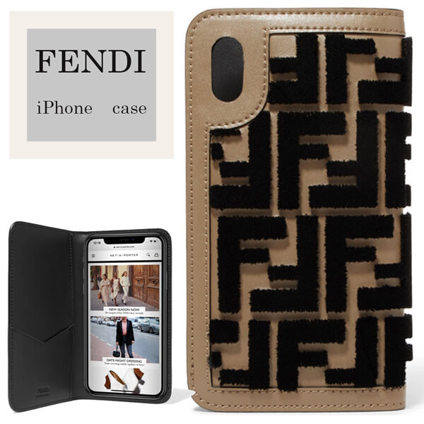 フェンディiPhoneXS ケース コピー FENDI FFロゴ iPhone X iPhone Xsスマホケース