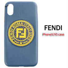 フェンディiPhoneXS ケース コピー FENDI ロゴアップリケiPhoneX / iPh...