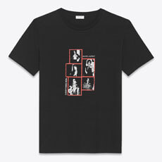 Saint Laurent サンローラン 2019SS大人気のプリントTシャツ 559732YB...