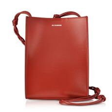 Jil Sander Tangle ジルサンダー コピー レザーショルダーバッグS DARK RED