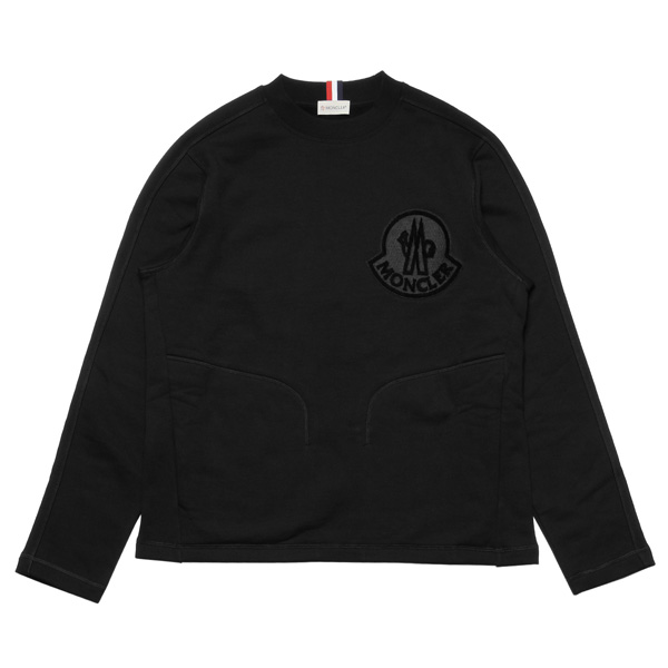 モンクレール MONCLER スウェット メンズ 8040250 809CB 999 長袖スウェット BLACK ブラック