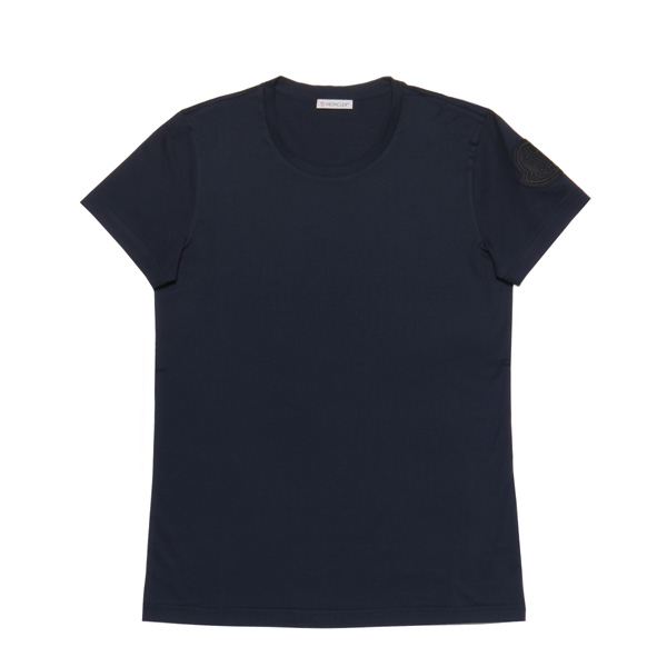 モンクレール MONCLER Tシャツ コピー レディース 8086261 V8002 778 半袖Tシャツ NAVY ダークブルー