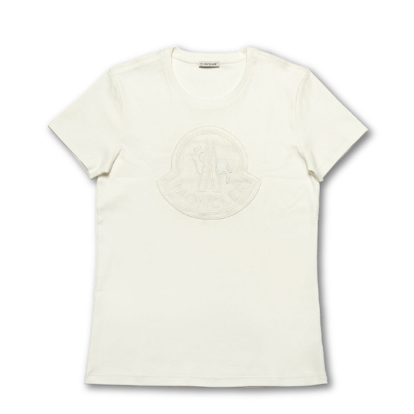 モンクレール MONCLER Tシャツ コピー レディース 8059200 8391N 035 半袖Tシャツ WHITE ホワイト