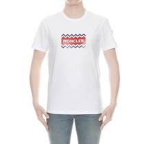 モンクレール MONCLER Tシャツ コピー メンズ 8037250 8390T 001 半袖Tシャツ WHITE ホワイト