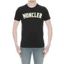 モンクレール MONCLER Tシャツ コピー メンズ 8045350 8390Y 999 半袖Tシャツ BLACK ブラック