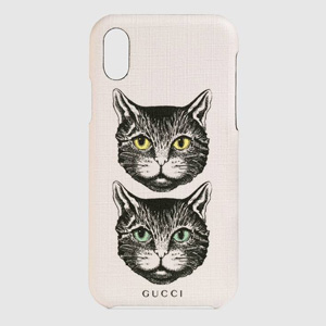 グッチ スマホケース コピー GUCCI グッチ 猫 iPhone X/XS Mystic Cat ケース