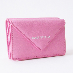 バレンシアガ 財布 コピー BALENCIAGA PAPIER MINI バレンシアガ ペーパーミニウォレット 偽物 ローズブドワール 391446DLQ0N