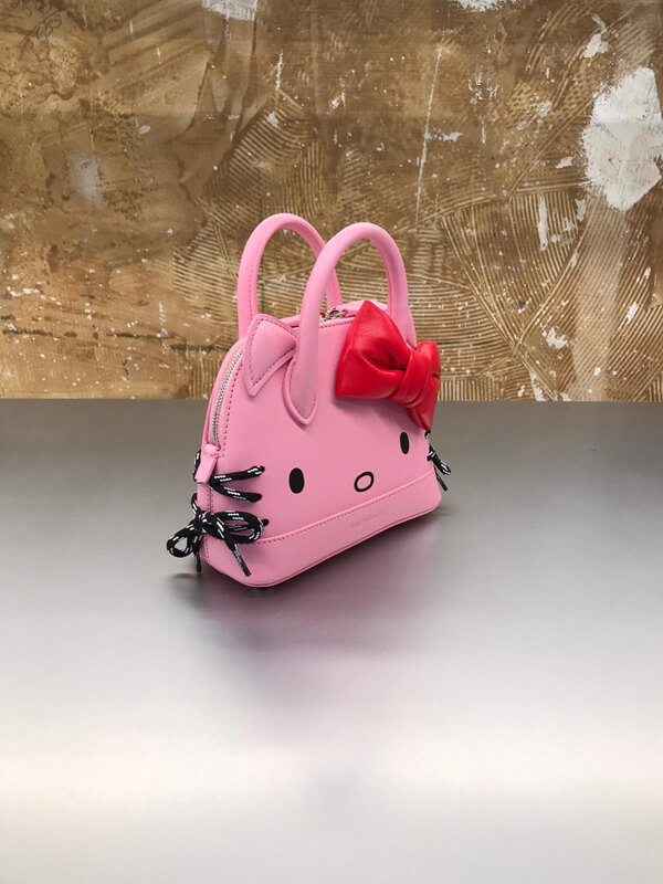 2020新作【BALENCIAGA バレンシアガ偽物】XXSハローキティトップハンドルバッグ 6190151CBO35616 pink