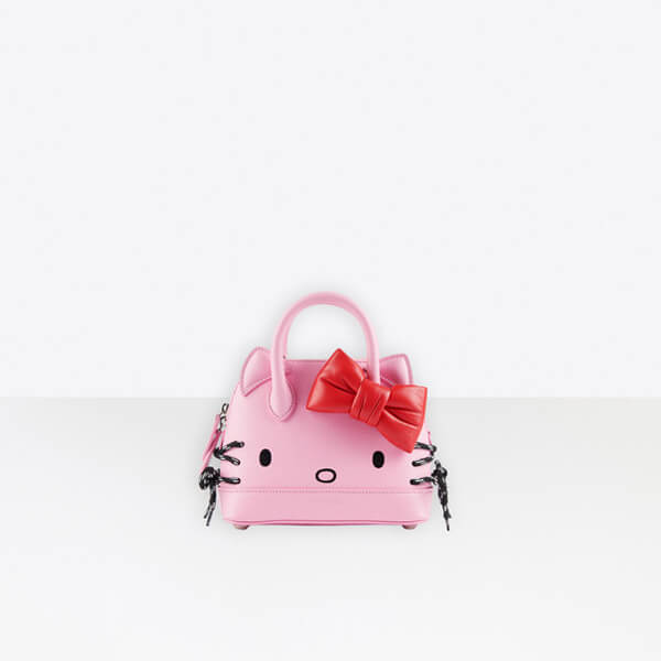 2020新作【BALENCIAGA バレンシアガ偽物】XXSハローキティトップハンドルバッグ 6190151CBO35616 pink