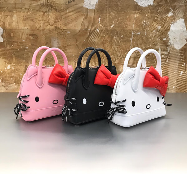 2020新作【BALENCIAGA バレンシアガ偽物】XXSハローキティトップハンドルバッグ 6190151CBO35616 pink