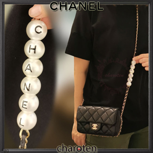 2020最新で争奪戦 CHANEL シャネル偽物 ロゴ入りパールにLove 超限定 ミニショルダ