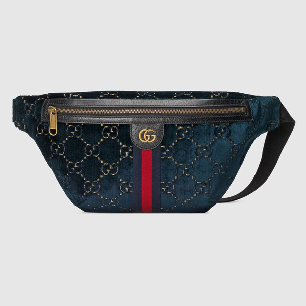 GUCCI ベルトバッグ グッチ偽物 2020最新作GGベルベット ユニセックスOK 574968 GZ8BT4169