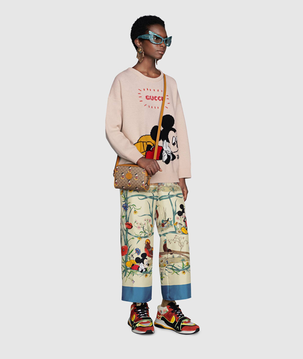 2020年春夏新作限定コラボ！DISNEY x GUCCI ディズニー x グッチコピー ミッキー ショルダーバッグ