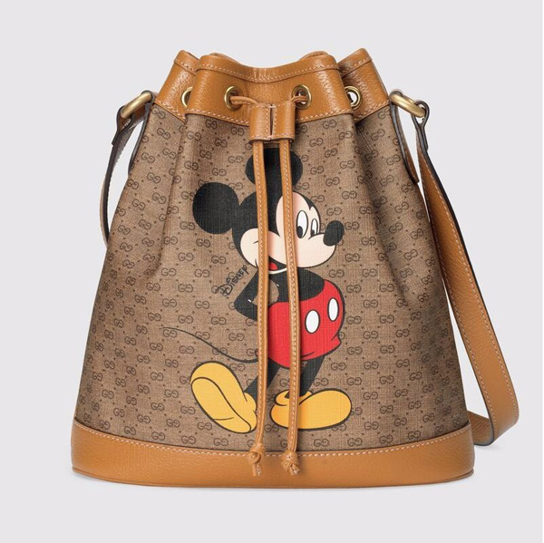 【2020年春夏新作】DISNEY x GUCCI ディズニー x グッチ偽物 スモール バケットバッグ