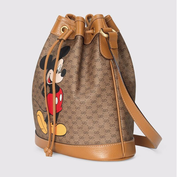 【2020年春夏新作】DISNEY x GUCCI ディズニー x グッチ偽物 スモール バケットバッグ