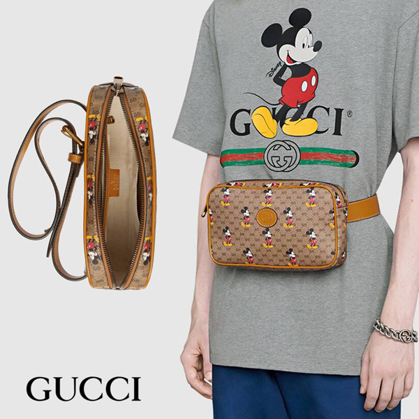 2020年春夏新作 DISNEY x GUCCI ディズニー x グッチ偽物 ベルトバッグ belt bag 602695 HWUBM 8559