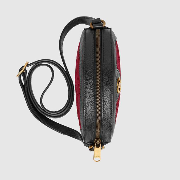 2020日本未発売新作 グッチ偽物 GUCCI GGベルベットラウンド ショルダーバッグ 574978 9TIKT 6464