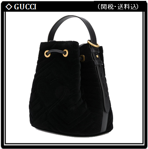 2020日本未発売新作 グッチコピー【GUCCI】GGマーモント 2WAY バケットバッグ