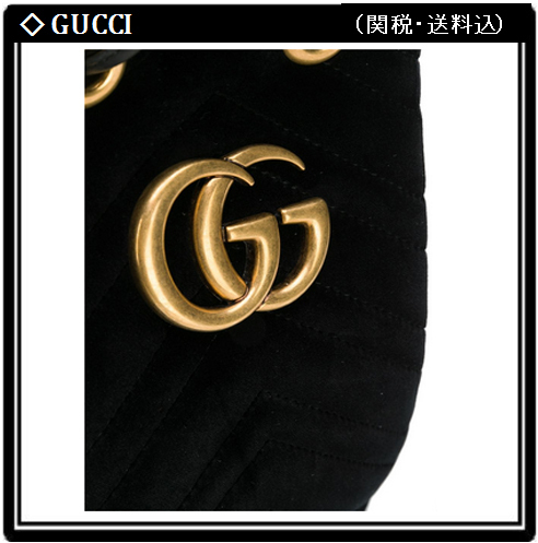 2020日本未発売新作 グッチコピー【GUCCI】GGマーモント 2WAY バケットバッグ