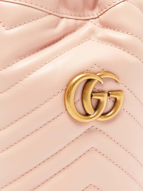 2020新作限定人気 グッチコピー∞∞ GUCCI ∞∞ GG Marmont Mini leather バケットショルダー