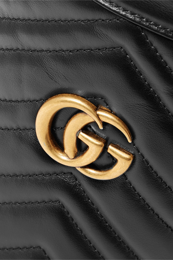 2020新作限定人気 グッチ偽物〔GUCCI GGマーモント〕ミニ バケットバッグ