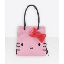 2020超限定 バレンシアガ偽物【BALENCIAGA&Hello Kittyコラボ】Shopping Tote XXS pink